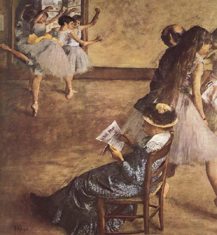 Balettklassen, Edgar Degas